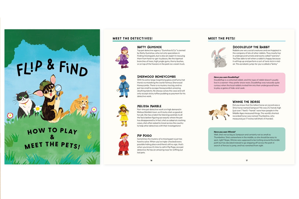 Flip and Find: Pet Detectives by Zsolt Batki, Yeji Yun