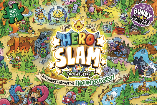 Jamie Smart’s Hero Slam Jigsaw Puzzle: 200 pieces by Jamie Smart, Jamie Smart