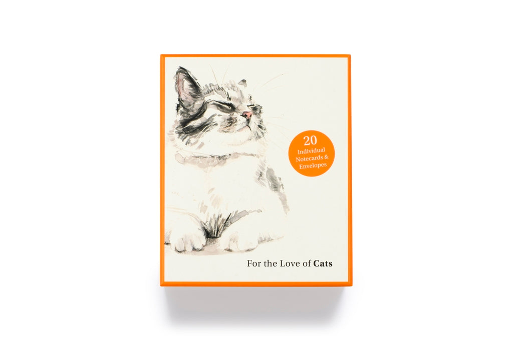 For the Love of Cats: 20 Individual Notecards and Envelopes by Sarah Maycock, Ana Sampson