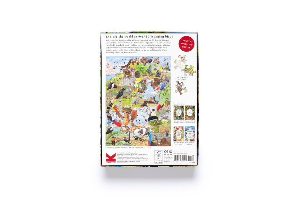 Around the World in 50 Birds - 1000 piece CHR620024408 Around the World in 50 Birds - 1000 piece CHR620024408