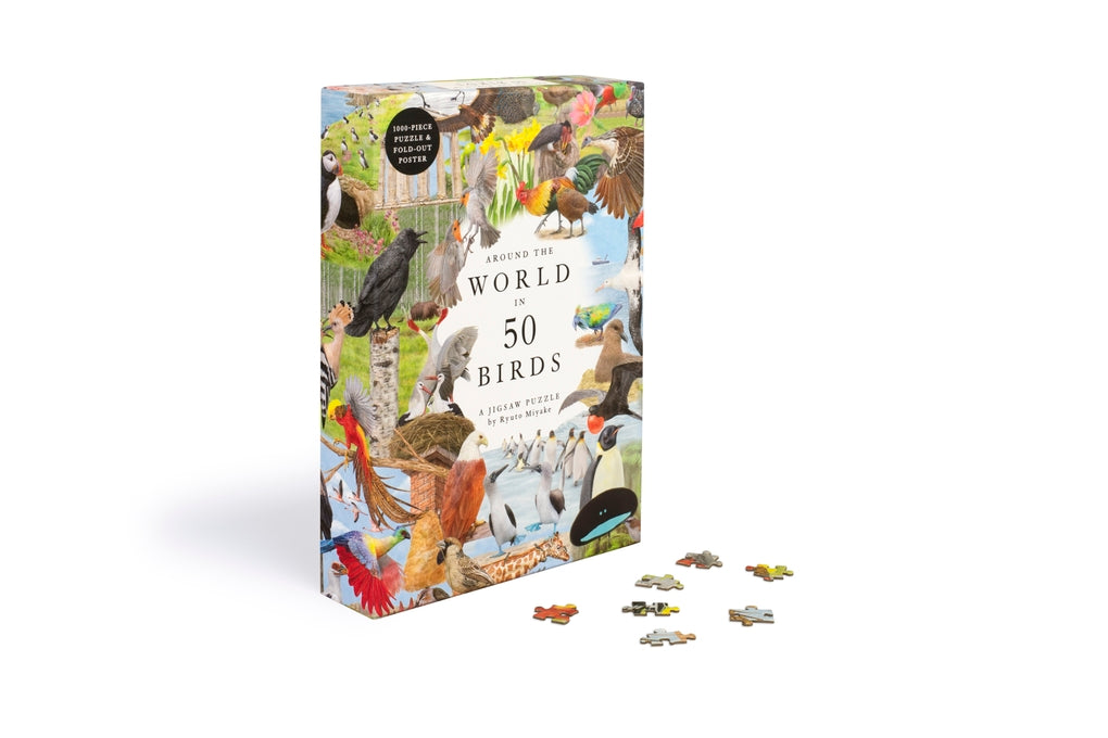 Around the World in 50 Birds by Ryuto Miyake, Mike Unwin