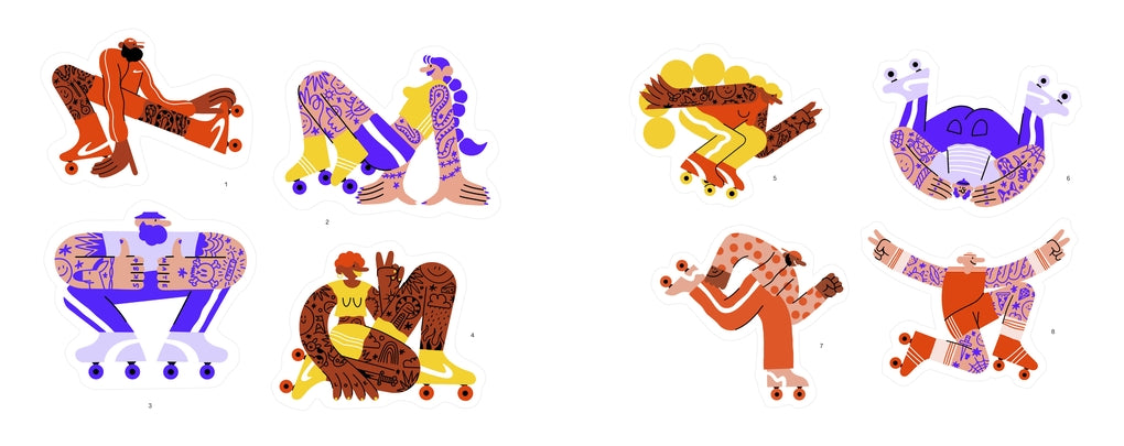 Stickerbomb Sneakers by  Stickerbomb