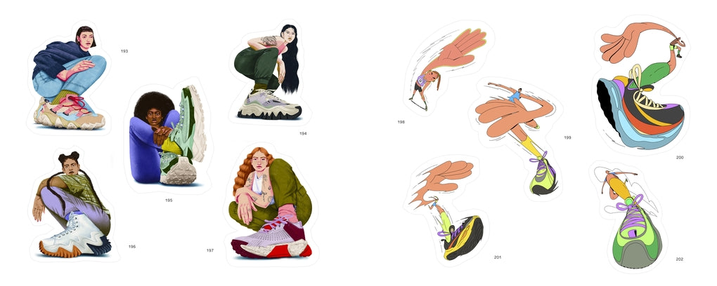 Stickerbomb Sneakers by  Stickerbomb