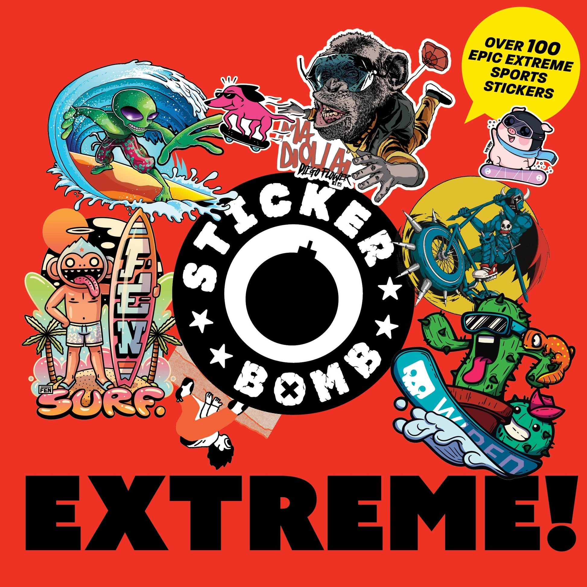 Stickerbomb Extreme! by  Stickerbomb