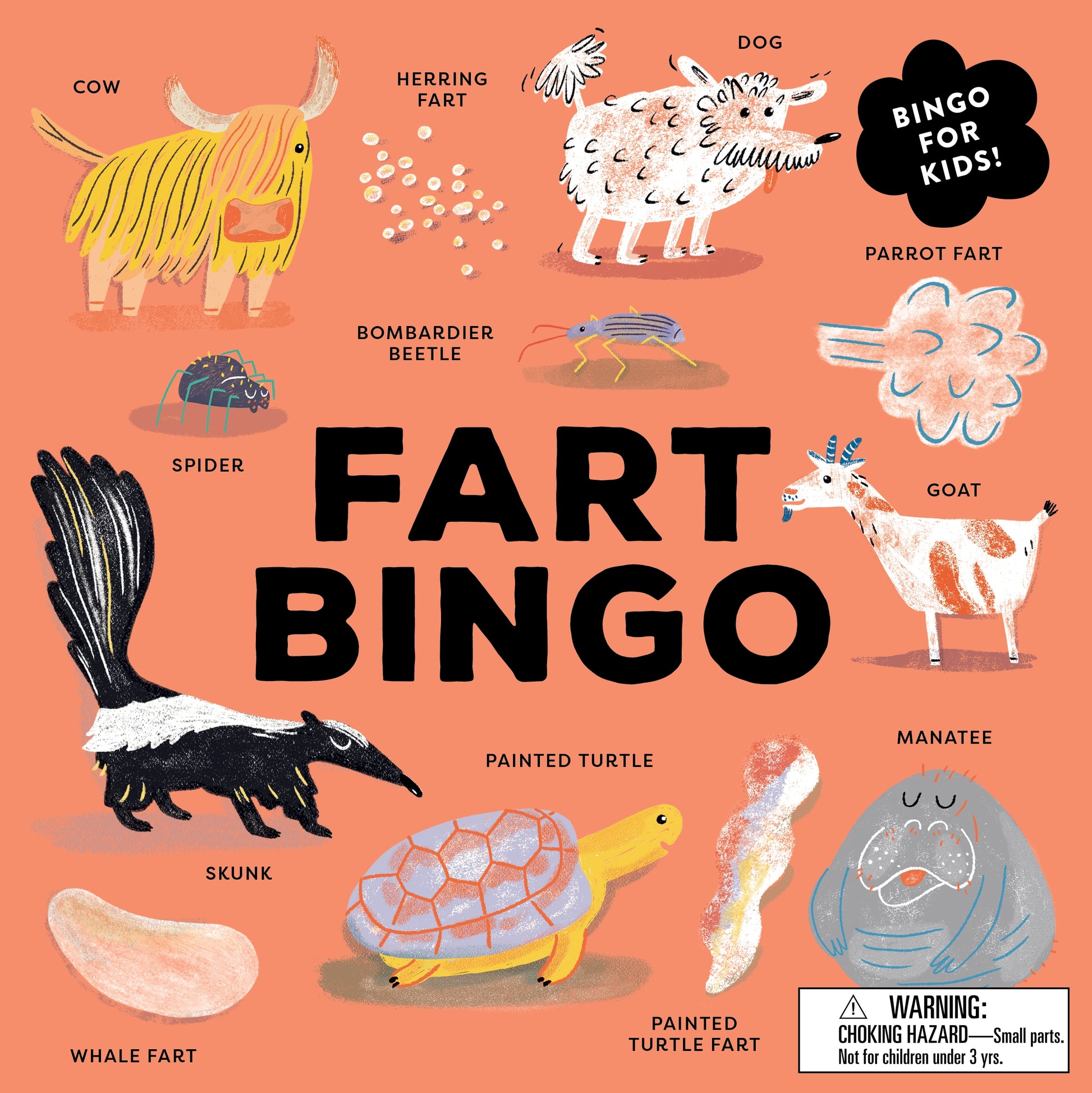 Fart Bingo by Nicholas M. Caruso, Daniella Rabaiotti, Claudia Boldt