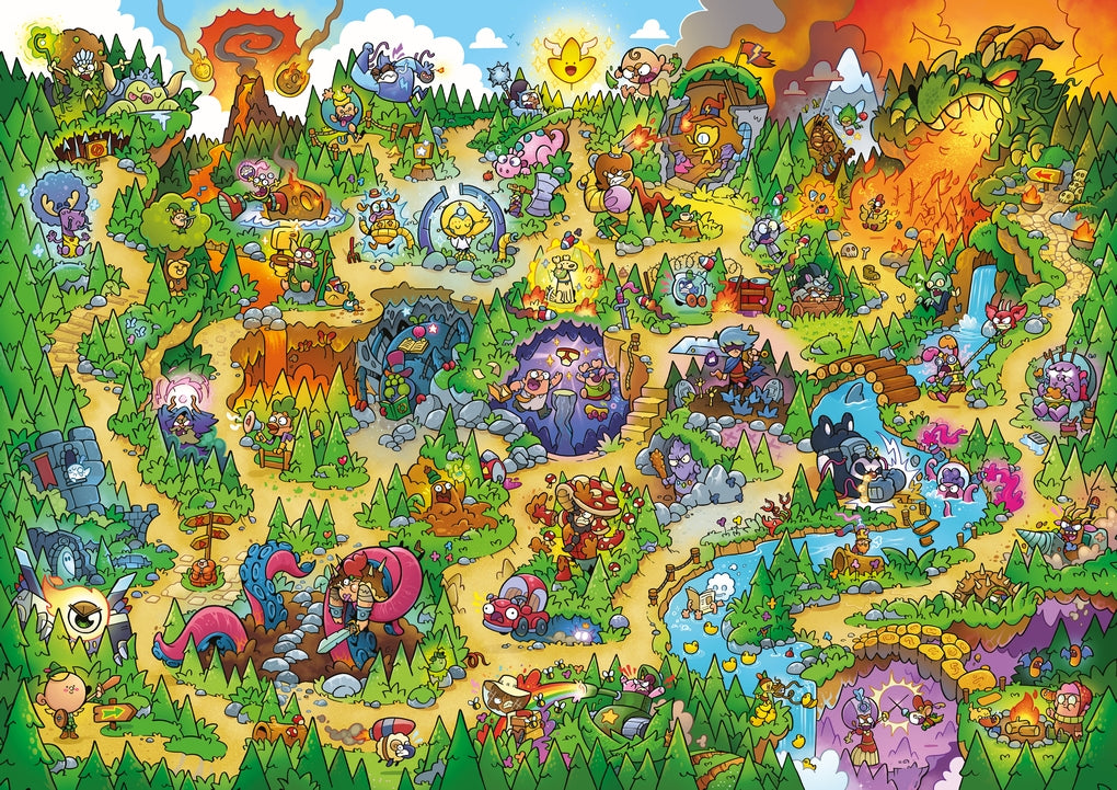 Jamie Smart’s Hero Slam Jigsaw Puzzle: 200 pieces by Jamie Smart, Jamie Smart