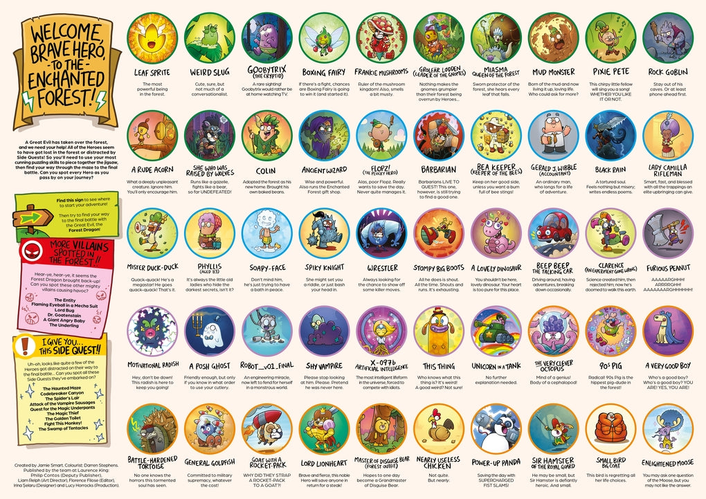 Jamie Smart’s Hero Slam Jigsaw Puzzle: 200 pieces by Jamie Smart, Jamie Smart