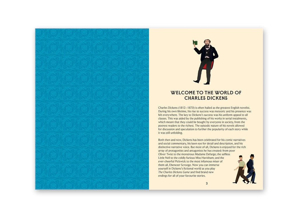 Charles Dickens Boardgame by Ellie Dix