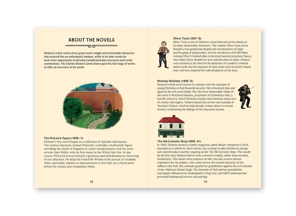 Charles Dickens Boardgame by Ellie Dix