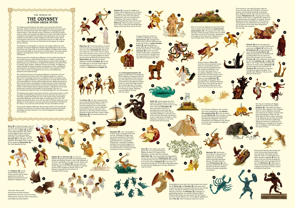 The World of the Odyssey & Other Greek Myths by Adam Simpson, Adam Simpson