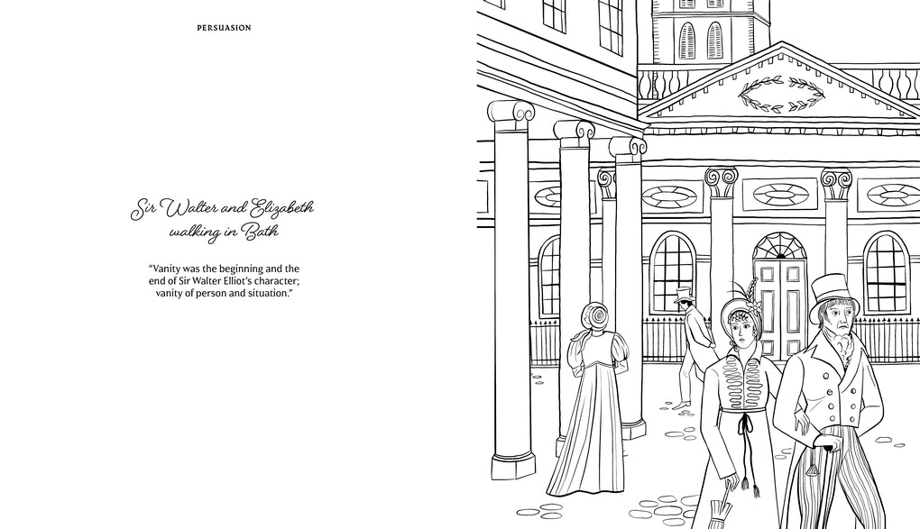 The World of Jane Austen Coloring Book by Eleanor Taylor, Eleanor Taylor