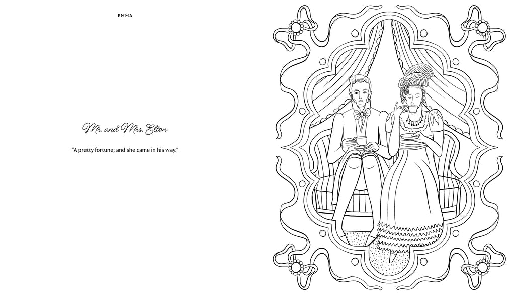 The World of Jane Austen Coloring Book by Eleanor Taylor, Eleanor Taylor