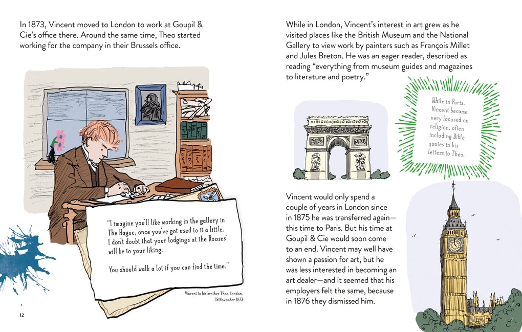 Little Guides to Great Lives: Vincent van Gogh by Emma Adams