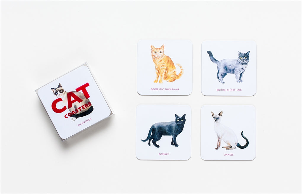 Cat Coasters by Laurence King Publishing