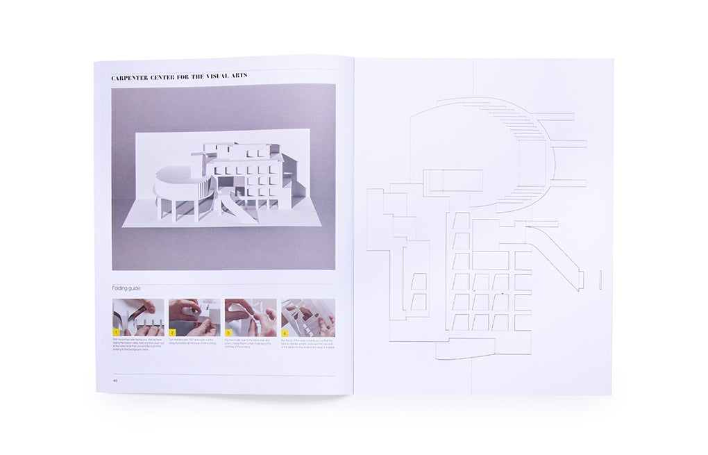 Le Corbusier Paper Models by Marc Hagan-Guirey