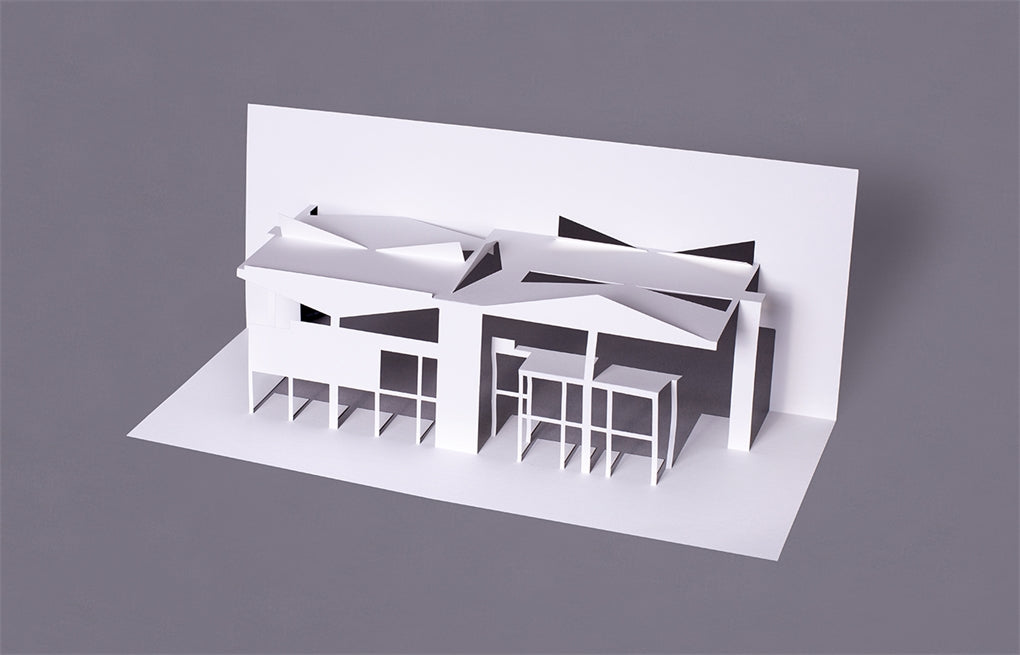 Le Corbusier Paper Models by Marc Hagan-Guirey