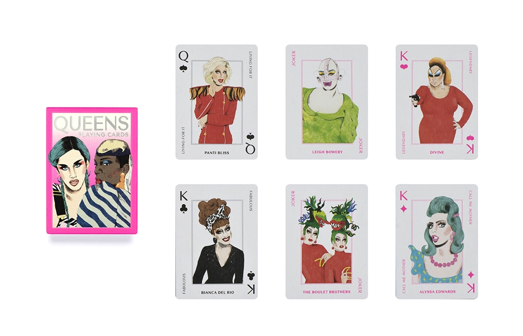 Queens (Drag Queen Playing Cards) by Daniela Henríquez, Magma Publishing Ltd