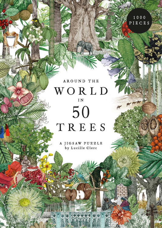 Around the World in 50 Trees by Lucille Clerc, Jonathan Drori
