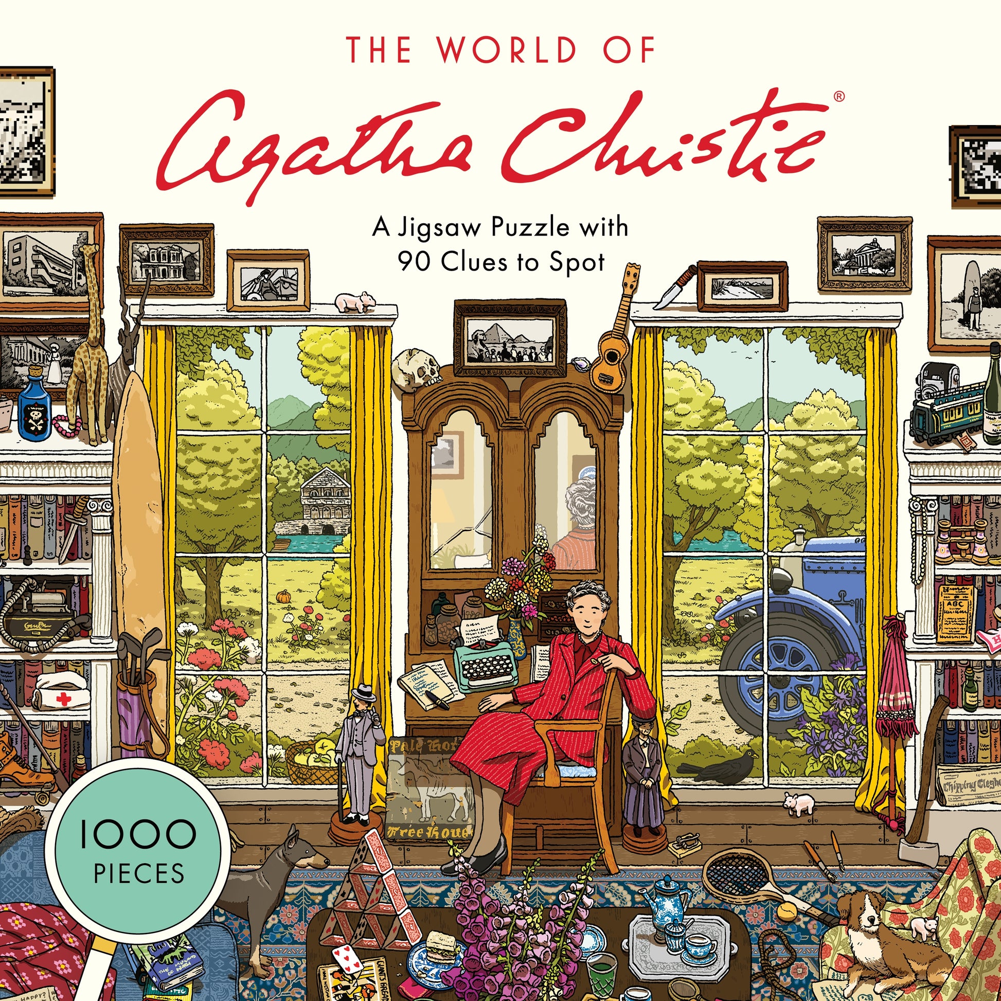The World of Agatha Christie: 1000-piece Jigsaw by Ilya Milstein