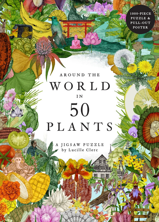 Around the World in 50 Plants by Lucille Clerc, Jonathan Drori