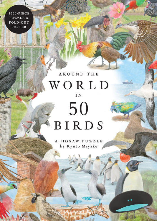 Around the World in 50 Birds by Ryuto Miyake, Mike Unwin