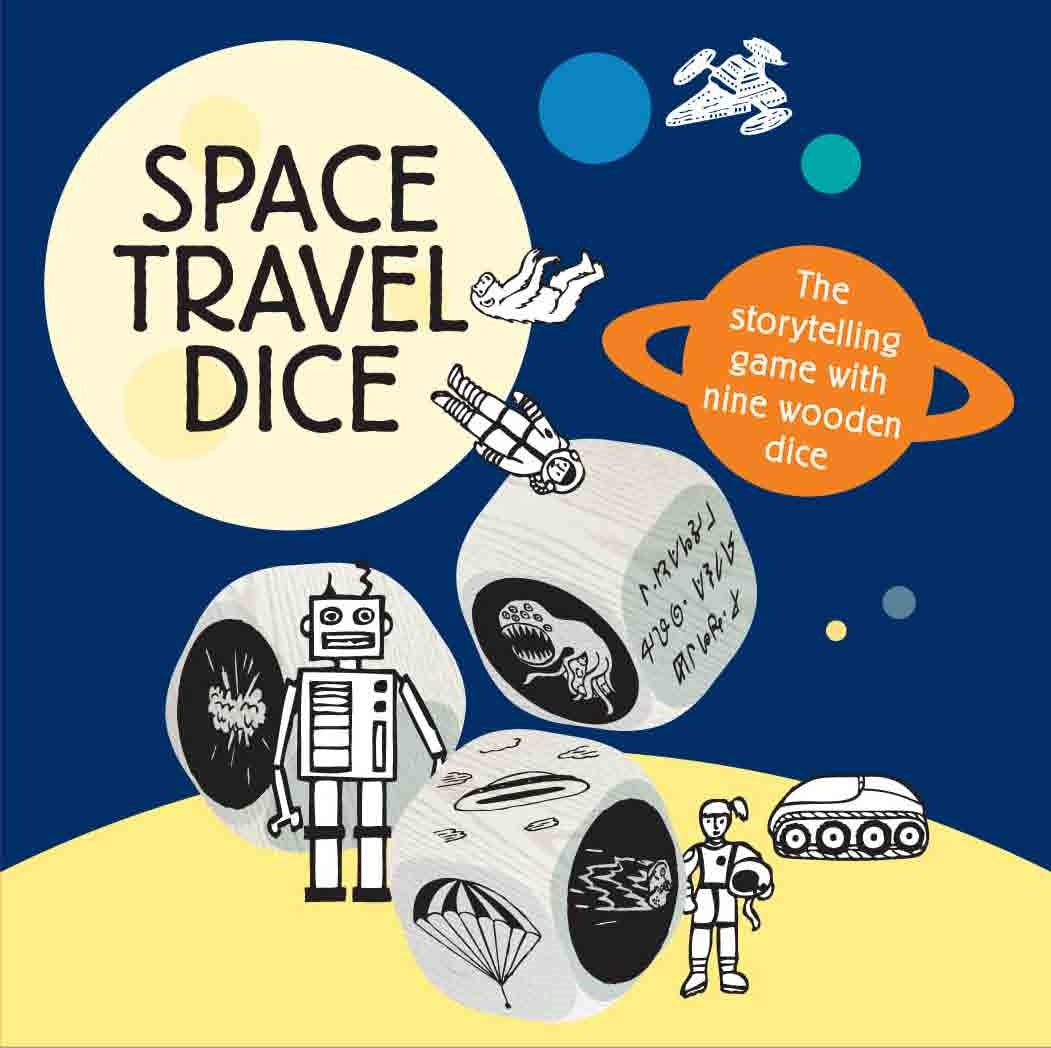 Space Travel Dice by Hannah Waldron